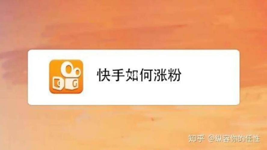 快手涨粉来干什么