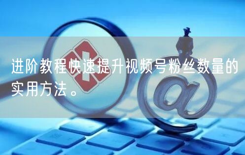 进阶教程快速提升视频号粉丝数量的实用方法