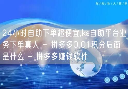 24小时自助下单超便宜,ks自助平台业务